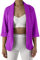 JOPHY & CO. Blazer pour femme avec poches (référence : 5572), Cerise noire, XXL