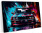 Printonia Bilder Leinwandbild 120x80cm BMW 3er e30 Car City Classic Tuning Art.-Nr