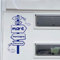 Adesivo sticker camper frase frasi CARTELLO MARE MONTAGNA LAGO -caravan roulotte- accessori grafiche fiancata scegli colore cod.1975 (049 Blu Royal, cm 35 x 57)