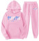 ALTIRO Herren Jogginganzug Trainingsanzug Sportanzug Trapstar Aufdruck Unisex Jogging Anzug Set 2 Piece Hoodie Sporthose Kapuzenpullover Jogginghose Sweatshirt Casual Hoodie Hose