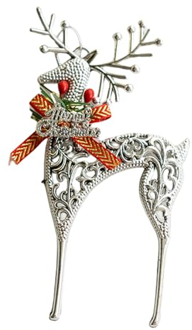 Hirsch Weihnachtsschmuck, Hirsch Anhänger Party Requisiten, Elch Party Requisiten, Hirsch Weihnachtsbaum Dekorationen für Party Home Decor Jomewory