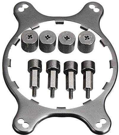 AM4 Retention Bracket Coolers Mounting Bracket Kit CPU Fan Bracket Heatsink Radiator Mount Back Plate Computer For AM4 Chassis Cooling Fan Desktop Computer Cooling Fan Computer Case Temperature