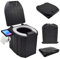 JNUYISW Toilette Portable Camping, Toilettes Portatives Pliantes WC avec Couvercle pour Adultes Toilettes Mobiles Toilette Pliantes Sèches Séparées avec Porte-téléphone Pour Camping, Voyage, Pêche