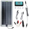 Solar Trickle Charger - 30W 12V Solar Battery Charger Kit, Maintainer for Car, Marine, Motorcycle, RV, Trailer