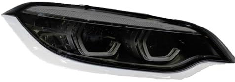 JiAQen Für BMW M2 F87 Competition CS 2016-On Autoscheinwerfer Schutzfolie TPU Aufkleber,Anti-Kratz-Folie Transparenter geräucherter schwarzer TPU-Aufkleber,transparent