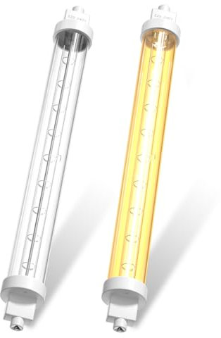 LumiGo 2 X 500W Gantry Lights Jacketed Food Lamp 220MM, 240V R7S Food Heat Lamp Bulb Food Safe Catering Bulbs R7S Halogen Food Heater Bulb for Canteen Buffet Catered Events Kitchen Restaurant