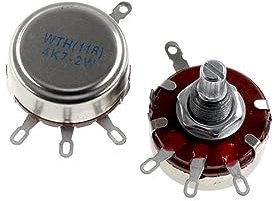 5 Stück WTH118 2W 1A Potentiometer WTH118-1A 2W 470R 1K 2,2K 4,7K 10K 22K 47K 100K 470K 500K 560K 1M(4.7K Ohm)
