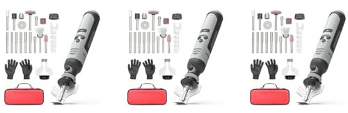 Uhidka 3X Cordless Chainsaw Sharpener, Electric Handheld Chainsaw Sharpening Kit, High Speed Chainsaw Sharpening Tool