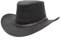Outbacker Kinder Cowboyhut aus Echtleder inkl. Kinnband, Größe 53-54 cm