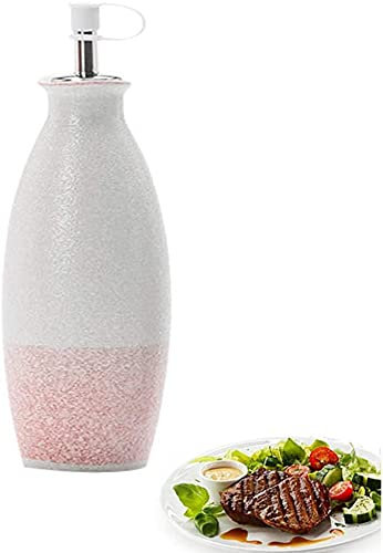 DDNGEJ Botella de Aceite de Oliva o Botella de vinagre Dispensador de Aceite y vinagre Botella de cerámica para Aceite de Oliva Botella de Aceite a Prueba de Fugas Lat