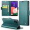 Phernykas Coque pour Samsung Galaxy A22 Étui Portefeuille Cover en Cuir PU Wallet avec Cartes Magnétique et RFID Protection Antivol Folio Housse Samsung A22 Case, Vert