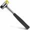 TECHZOCO Martillo de goma de doble cara de instalación, Martillo de mazo, martillo suave, Maza de goma, Herramienta de impacto suave, Martillos de cabeza desmontable, Cabeza 35 mm