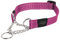 Reflektierendes Nylon-Choke-Halsband; Slip-Show-Gehorsamkeitstraining, sanftes Halsband für große Hunde, Rosa
