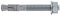Fischer 507583 Tassello Acciaio FBN II, Grey, 10/100 FVZ