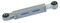 2x daniplus© Stoßdämpfer 100N, 10 mm Bohrung passend für AEG 8996453289507, Electrolux, Bosch, Siemens, Whirlpool, Bauknecht