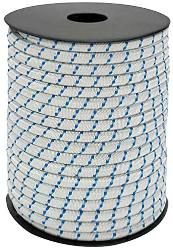 Cuerda Elástica Forrada 8 mm. Rollo de 100 Metros