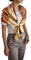 Prettystern Damen 160cm Langer Seidenschal 100% Satin Seide Gustav Klimt - Water Serpents/Wasser Schlange P753
