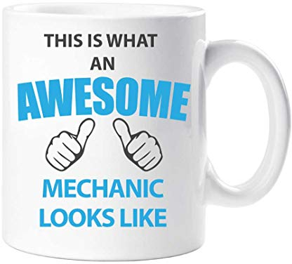 60 Second Makeover Limited This is What an Awesome Mechanic Looks Like Mug Present Gift Cup Birthday Christmas