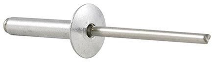 25 Stück Blindnieten Popnieten Edelstahl A2/A2 4,8x20,5 mm Nieten Großkopf K16