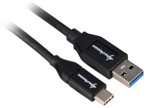Sharkoon Kabel USB 3.2 Gen 2 Kabel, USB-A Stecker > USB-C Stecker