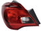 TYC 11-12834-01-2 Heckleuchte Rücklicht, Rückleuchte, Heckleuchte L, links, Liter, Rot