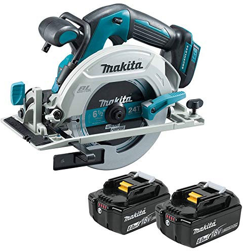 Makita DHS680 18V Brushless Circular Saw with 2 x 6.0Ah Batteries