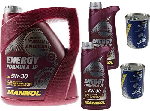 Mannol Energy Formula JP 5W-30 Lot de 2 bidons d'huile moteur 6 l
