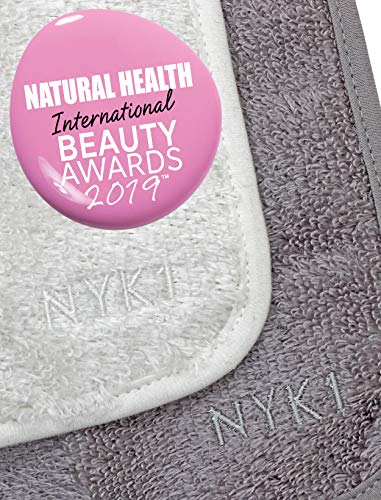 NYK1 Bambus Abschminkpads Waschbar Bambus Tücher 2er Set Cleanse and Clear Abschminktücher Waschbar Peeling Make Up Entferner Öko Bambustuch Sanft zu Gesicht und Körper Waschies Empfind-liche Haut