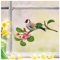 Wandtattoo Loft Fensterbilder Frühling Stieglitz Motiv – A4 Bogen, Wiederverwendbar – Frühlingsdeko Fenster Kinder, Frühlingsbild Fenster, Fensterdeko Frühling, Fensterfolie Frühling Selbstklebend