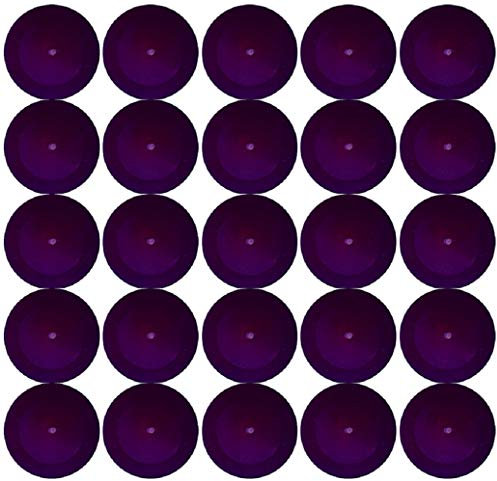 Lot de 25 bougies chauffe-plat parfumées 8 heures couleur lavande violette