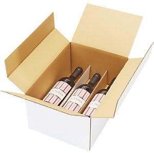 ratioform | Weinflaschenkarton | liegend | weiß | für 6 Flaschen