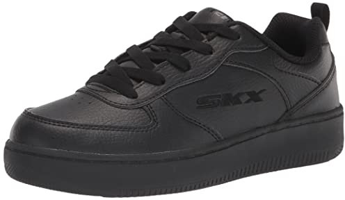 Skechers Boys Sport Court 92 Sneaker, Black Synthetic Trim L, 5.5 UK