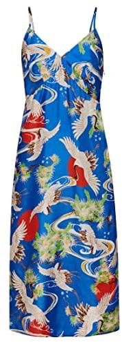 Superdry Damen Vintage Midi Slip Dress Kleid