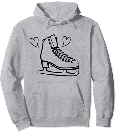 Eislaufen Eiskunstlauf Schlittschuhe Pullover Hoodie
