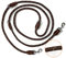 Trhillsbrad Hundeleine 3m x 14mm, Verstellbare hundeleine Große Mittelgroße Hund, Multifunktionsleine Doppelleine Umhängeleine robust, Braun