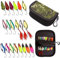 Mavicen 20 Pièces Fishing Kit Leurres à Truites de Pêche, Leurres Appâts de Pêche Truite et Basse, Leurres de Pêche en Métal Adaptées aux Sorties de Pêche