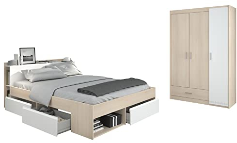 Parisot Schlafzimmer-Set Most 72 Akazie-Weiß