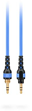 RØDE NTH-Cable for NTH-100 Headphones, 1.2m / 4ft Long, 3.5mm Male to Male High-Quality Audio Cable With ¼-inch Adaptor Included (Blue)