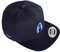 Schnoschi dunkelblaues Kindercap mit 3D Buchstaben und Namen Bestickt Kinder Cap Snapback 45-54 cm Umfang