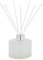 Ted Sparks Diffuser Fresh Linen mit 8 schwarze Faserstäbchen und Parfümflaschen, Volumen: 200ml, TED-DIF-CW02