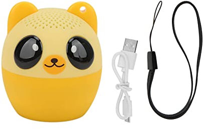 Portable Speaker, Cute Animal Style Wireless Mini Speaker with Selfie Remote Control Function Good Gift for Girls Women Kids (Bear)