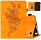 MOKASE Funda para Nueva Amazon Kindle Fire 7 Tableta 12ª Generación 2022 Último Modelo 7, Ante Piel Folio Soporte Caso, Automático Estela/Sueño con Portalápices para Fire 7 12ª Generación, Yellow