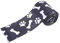 Satinband mit Hundeknochen, weißes und schwarzes Band für Hunde, Partyzubehör, Geschenkverpackungen, Dekorationen, Druckband