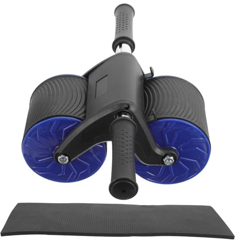 FOYTOKI 1 Satz Bauchscheiben Zweiradroller Bauchscheiben Bauchmuskelrad Bauch Fitnessradroller Bauchrad Fitnessroller Bauchmuskelroller Bauchtrainingsbrett