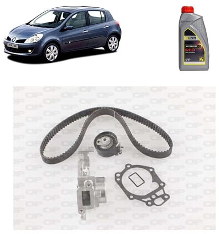 Kit distribuzione + p acqua + antigelo per Renault Clio III 1.2 16V benzina 2005-2012