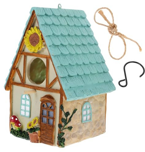 PAMINGONO Vogelfutterhaus Für Wildvögel Vogelvoliere Vogelfutterhaus Fenster Papageiennest Vogelhaus Für Balkongeländer Hängendes Einzigartiges Vogelschlafnest Vogelhaus Balkon