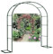 Générique Arche de Jardin en métal Arceau à rosiers 80-350cm Largeur 200/220/230cm Hauteur Large Arche de Mariage Arceau à Rosiers Plante Grimpantes,avec Base(Green,Width 80xHeight 200cm)