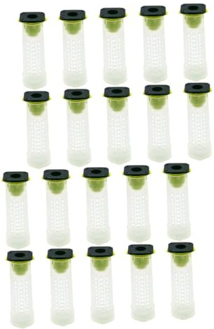 YARNOW 20stücke Teiliges Kunststoff Bienenkönigin Schutzkäfig Bissenfestes Bee Breeding Cage Für Imker Multifunktionaler König Schutzschild Installieren Langlebige Bienenhäuser Zubehör