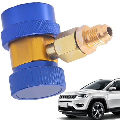 DzpKrka Adaptateur Pour Gaz Réfrigérant R134a, Adaptateur Bouteille R134a, Raccord Rapide, Adaptateur Connecteur, Adaptateur De Coupleur Rapide, Raccords D'adaptateur