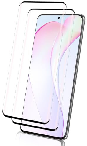 Carantee 2 Pièces Verre Trempé pour Samsung Galaxy S20, HD Haute Sensibilité Film Protection écran pour Samsung S20, Ultra Résistant Dureté 9H vitre protection, 3D VT Sans Bulles Protection D'écran